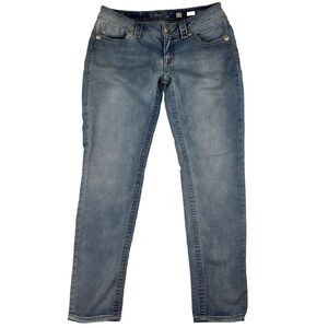 Miss Me Jeans Women's Signature Skinny Medium Wash Blue Size 29 (30x31 Measured)